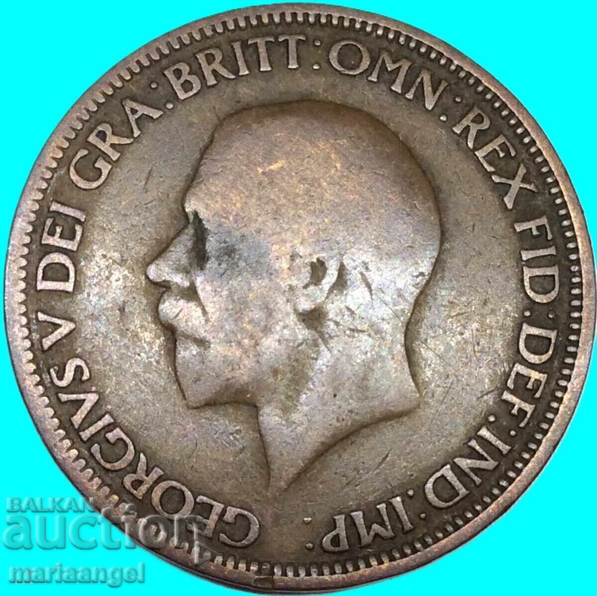 Marea Britanie 1/2 Penny 1931 George V Bronz - 5