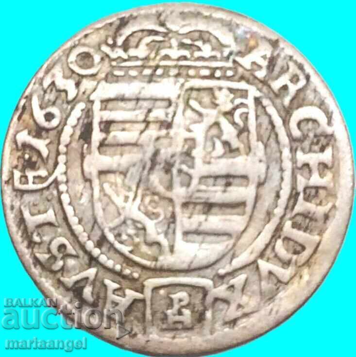 Livrarea Austria 3 Kreuzer 1630 Ferdinand al III-lea (1619-1639) - rar