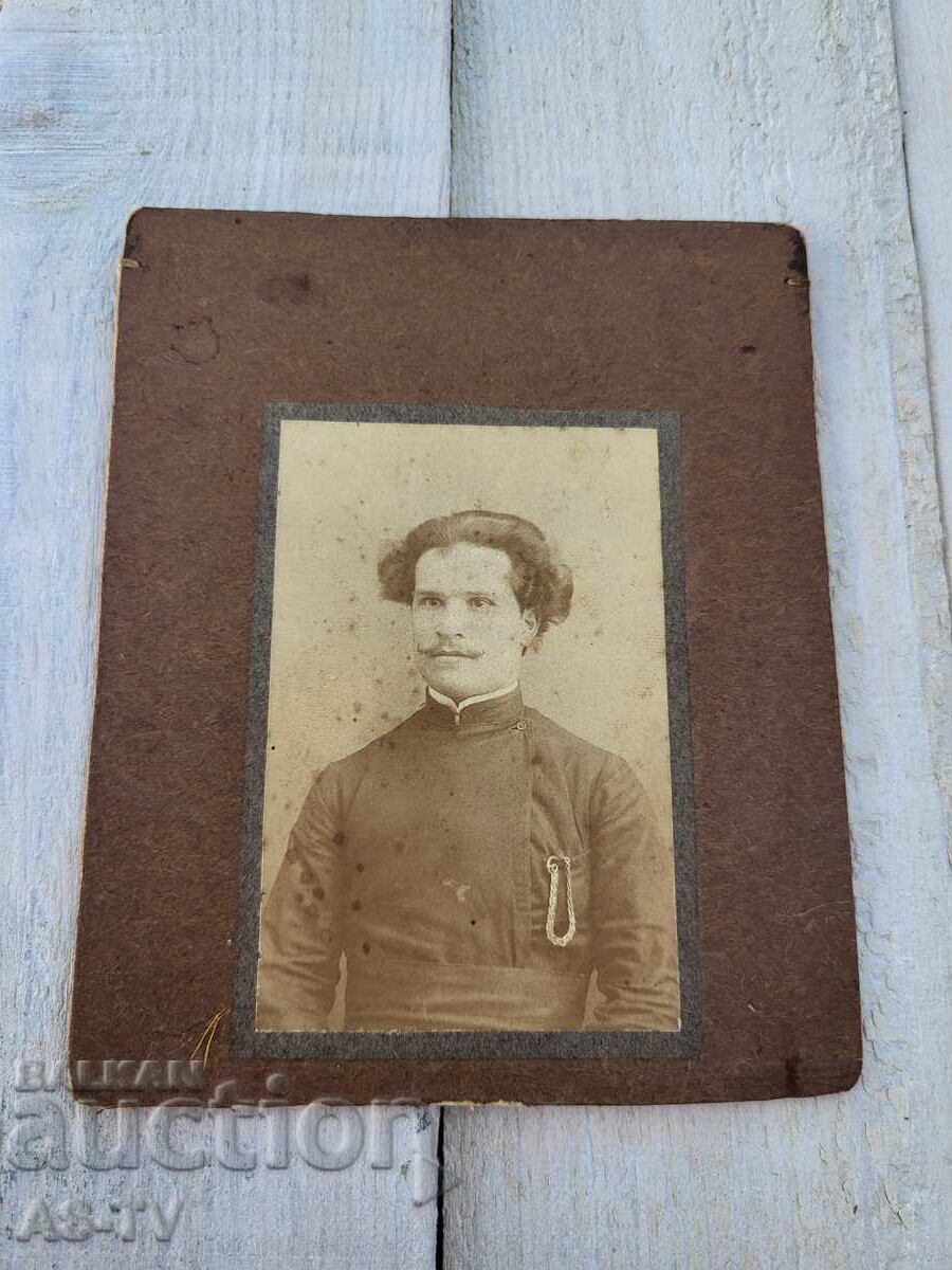 Old photo cardboard
