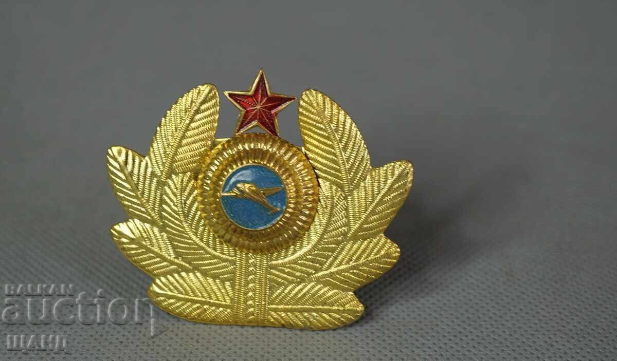 Veche cocardă de pilot militar pentru șapcă uniformă Forțele Aeriene