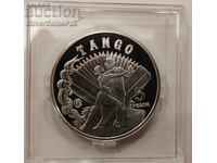 Argint 5 Peso Tango 2013 F15 Argentina