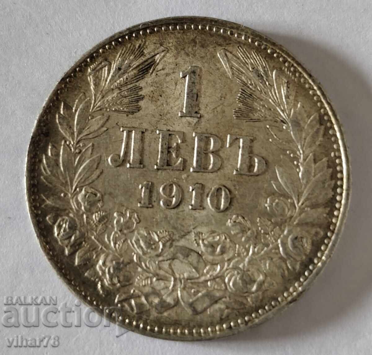 ASIMENO MONETA OT 1 LEV 1910 g