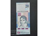 Guatemala 20 quetzales 2020* UNC
