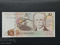 Brazilia 10 Cruzados ND (1987) LCBP, FMO* UNC