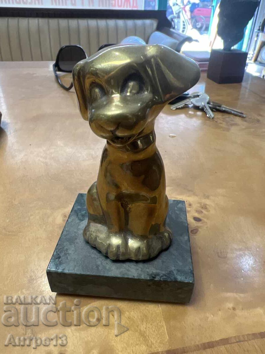 Statuetă din bronz Bondikov Câine
