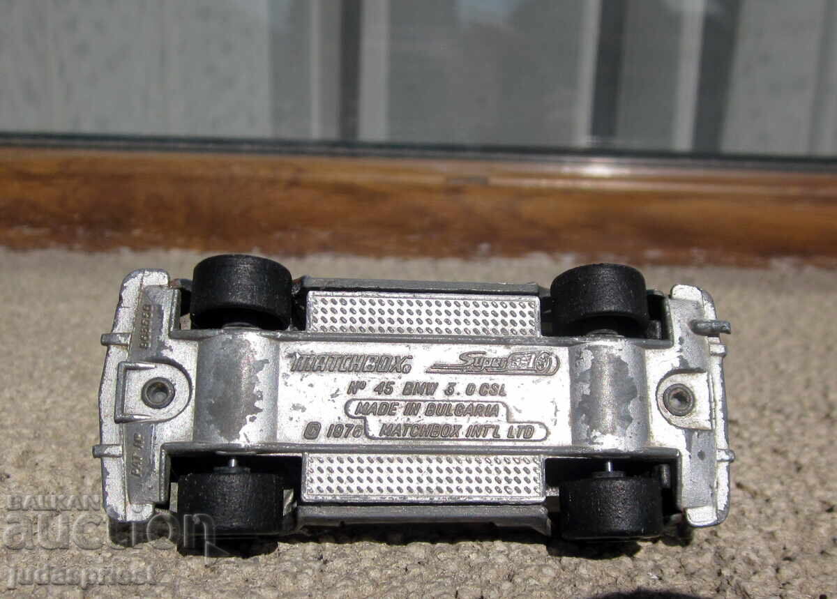 Mașinuță Matchbox BMW 3.0 CSL fabricată în Bulgaria - 7