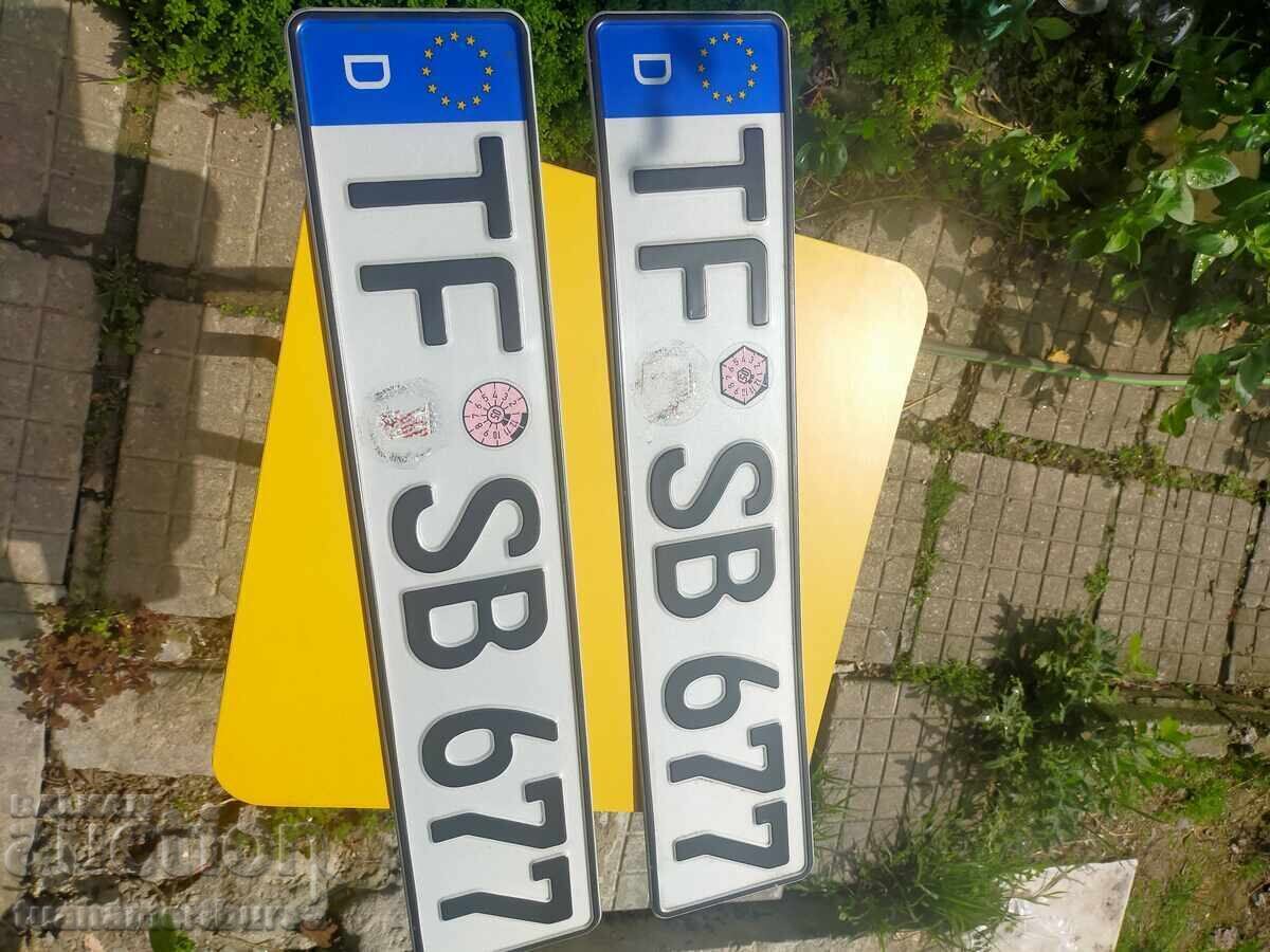 Collectible car license plate - 5 Collectible car license plate - 5