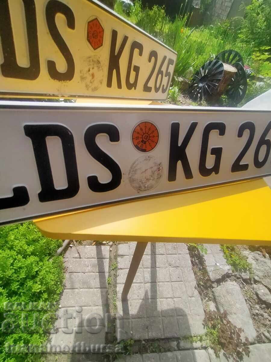 Collectible car license plate - 7