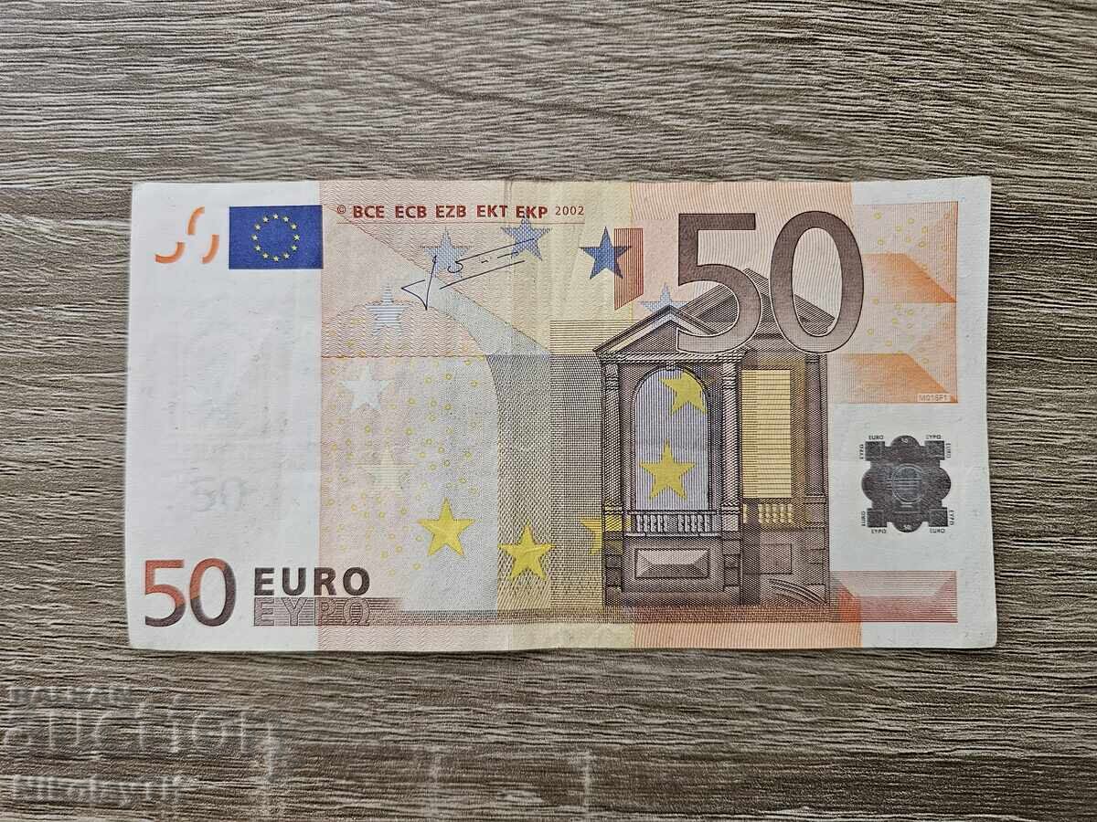 50 euro 2002, Spania, prima emisiune