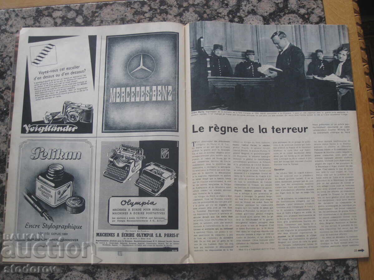 Delivery of Signal Magazine. No. 3 / 1944. French Signal 3 / 1944