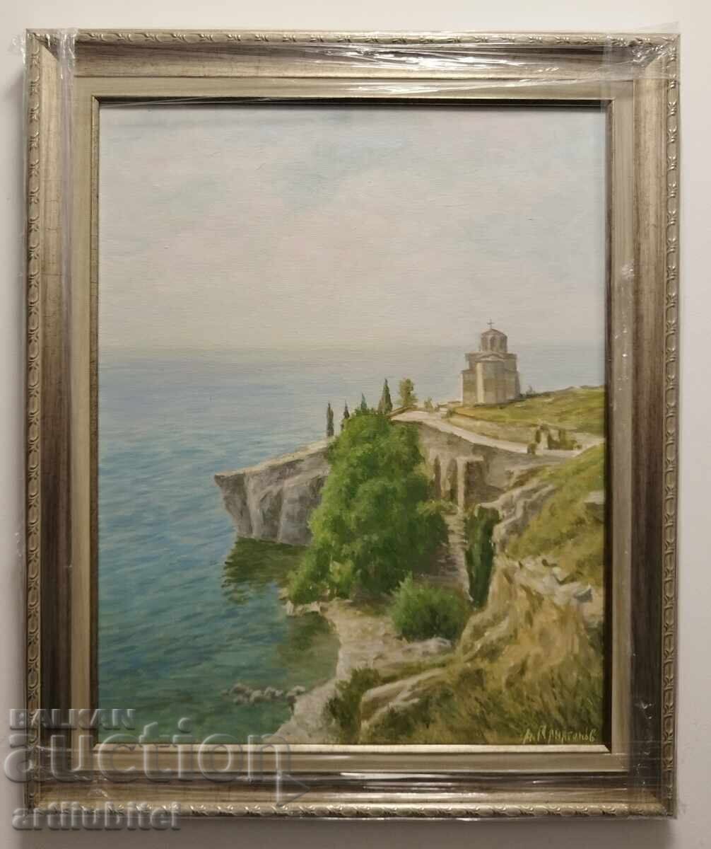 Anatoly Panagonov - oil on canvas, 60 x 50 cm
