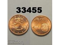 Финландия 2 евро цента 2000 UNC