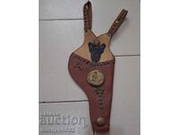 Cowboy holster from the time of Gojko Mitić and Winnetou, without belt