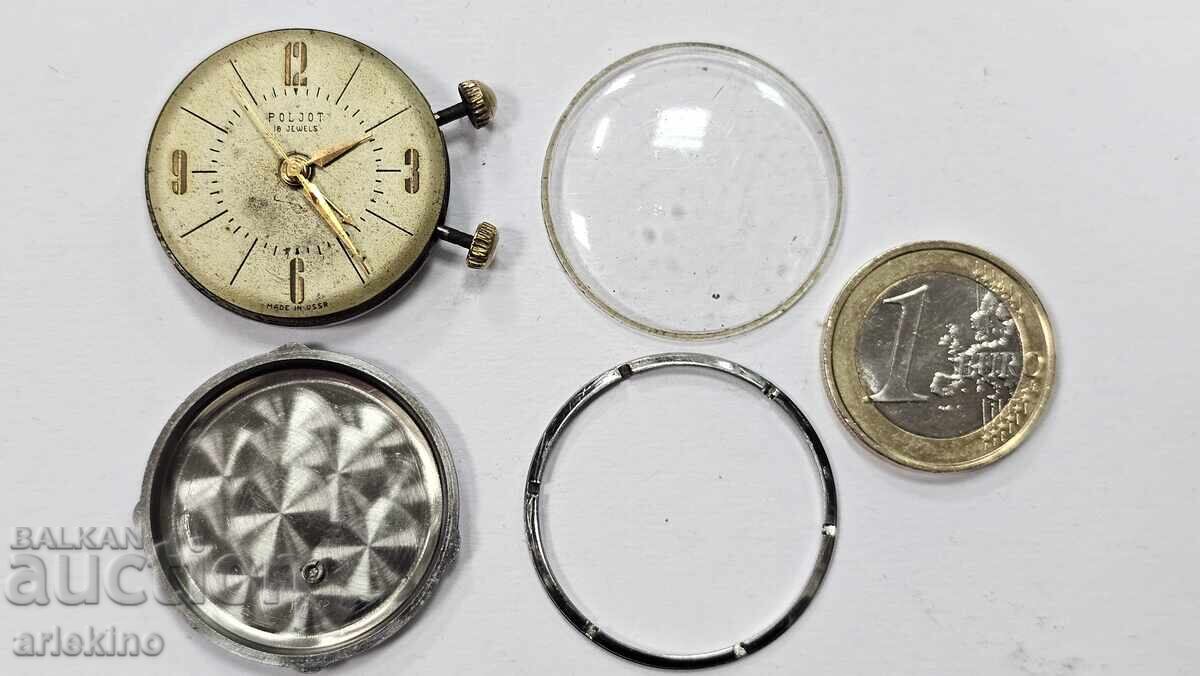 Rare Mechanism for USSR - Russian Wristwatch "POLJOT" - 5