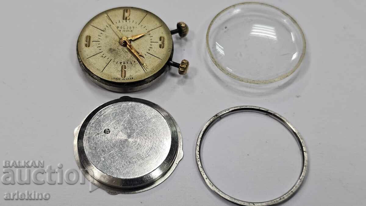 Rare Mechanism for USSR - Russian Wristwatch "POLJOT" - 6