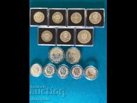 LOT MONEDE DE ARGINT BNB - UNC