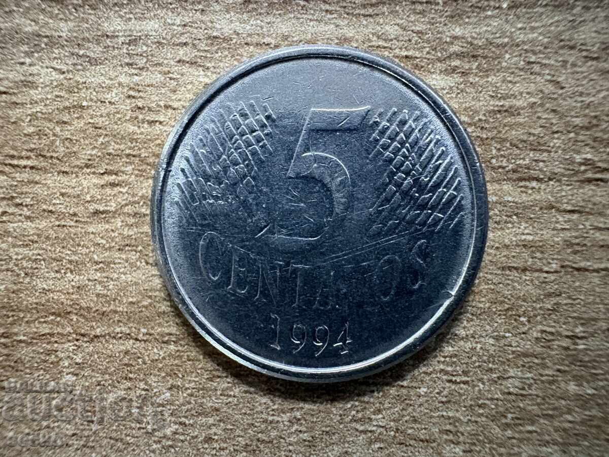 Brazilia - 5 centavos (1994)