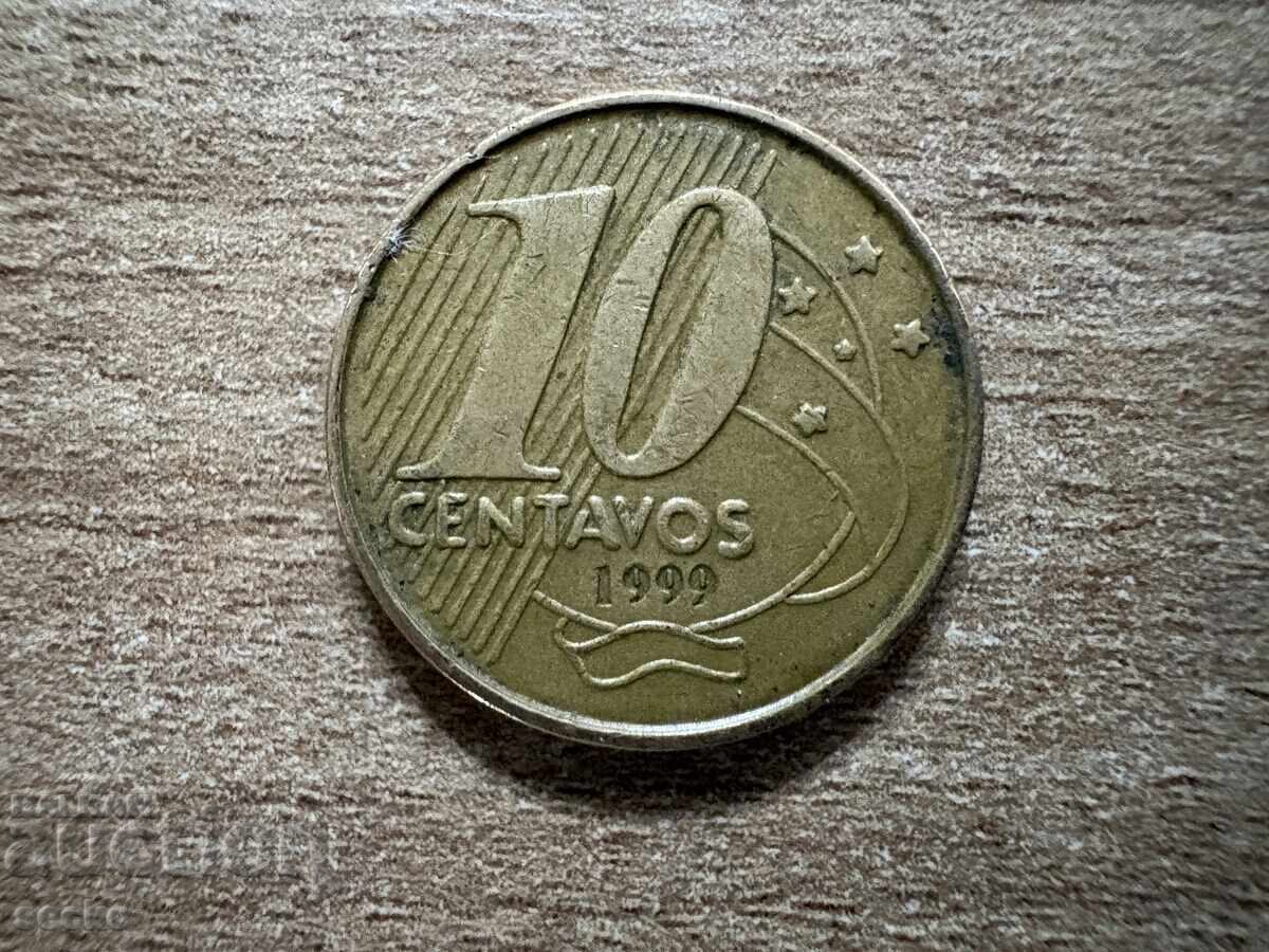 Brazilia - 10 centavos (1999)