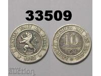 Belgia 10 centime 1863