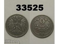 Austria 2 Heller 1899