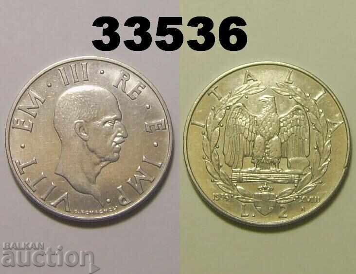 Italia 2 lire 1939