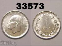 Турция 1 лира 1972