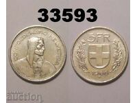 Elveția 5 franci 1968