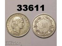 Elveția 20 rappen 1932