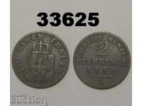 Prusia 2 pfennigi 1855 A Germania