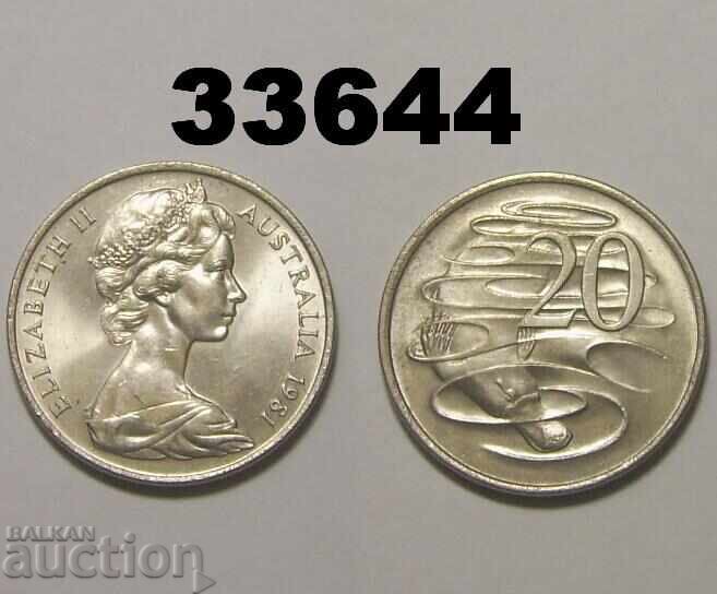 Australia 20 cenți 1981 Australia 20 cenți 1981