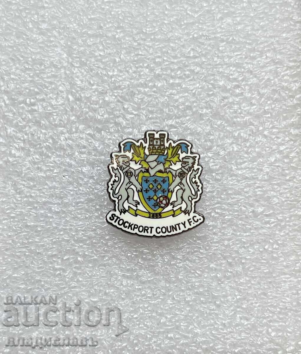 Insignă fotbal Anglia Clubul de Fotbal STOCKPORT COUNTY