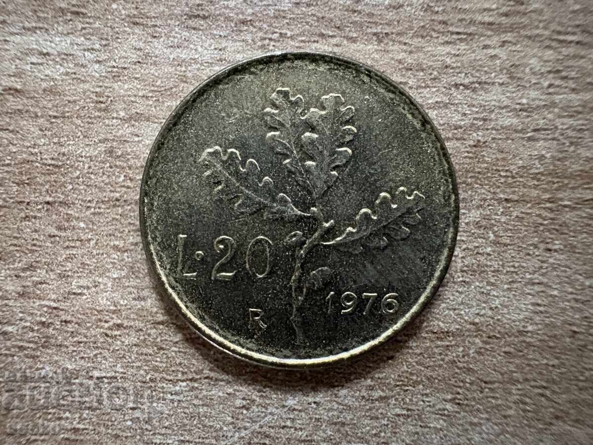 Italia - 20 lire (1976) Italia - 20 lire (1976)