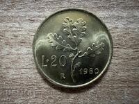 Italia - 20 lire (1980)