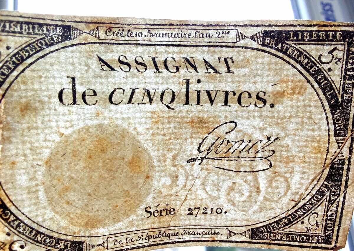 5 livre din 1793 Revoluția Franceză - 5