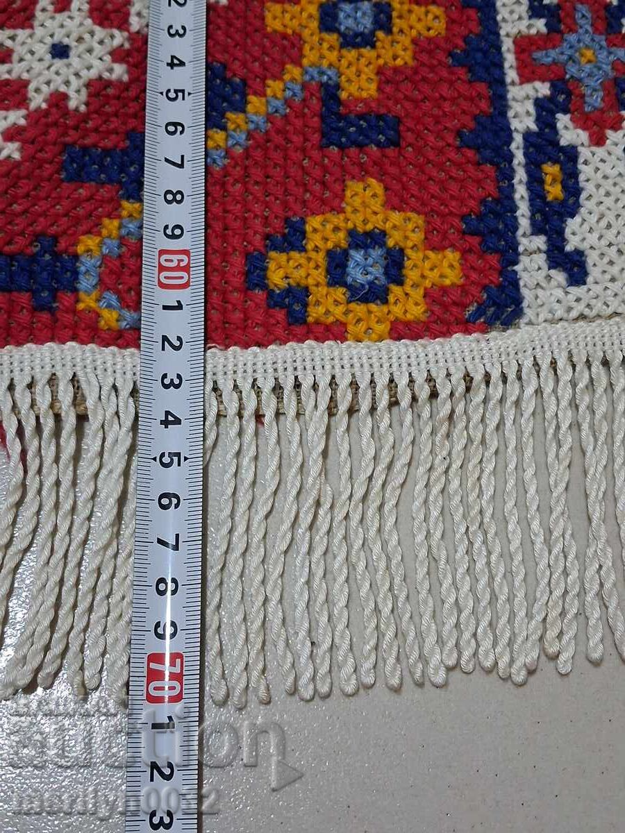 Covor vechi țesut manual pentru perete 145/70 cm carpetă preș - 7