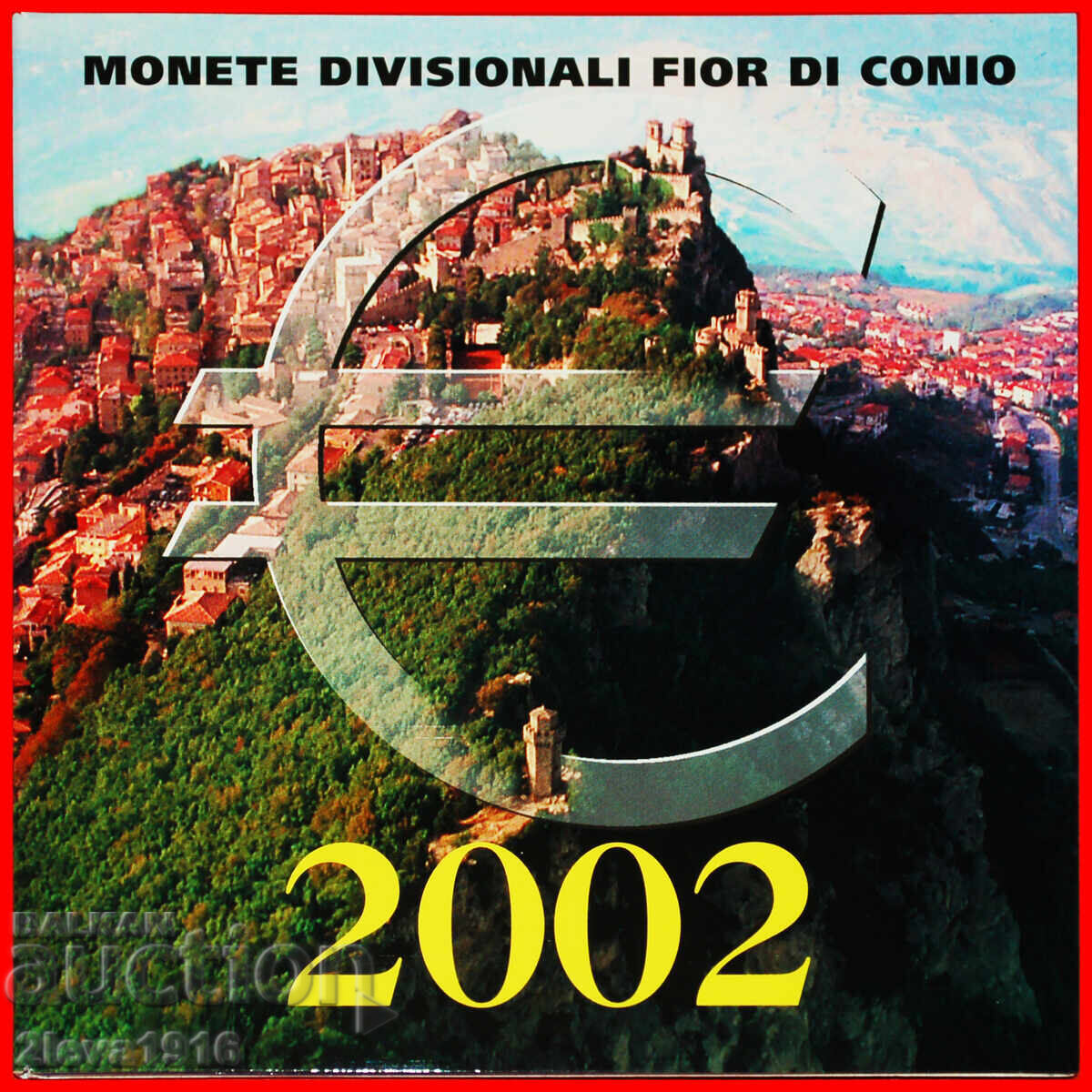 ITALY: SAN MARINO ★ EURO MINT SET 2002 (8 COINS) RARE! with price € 149.95 | 293.28 BGN
