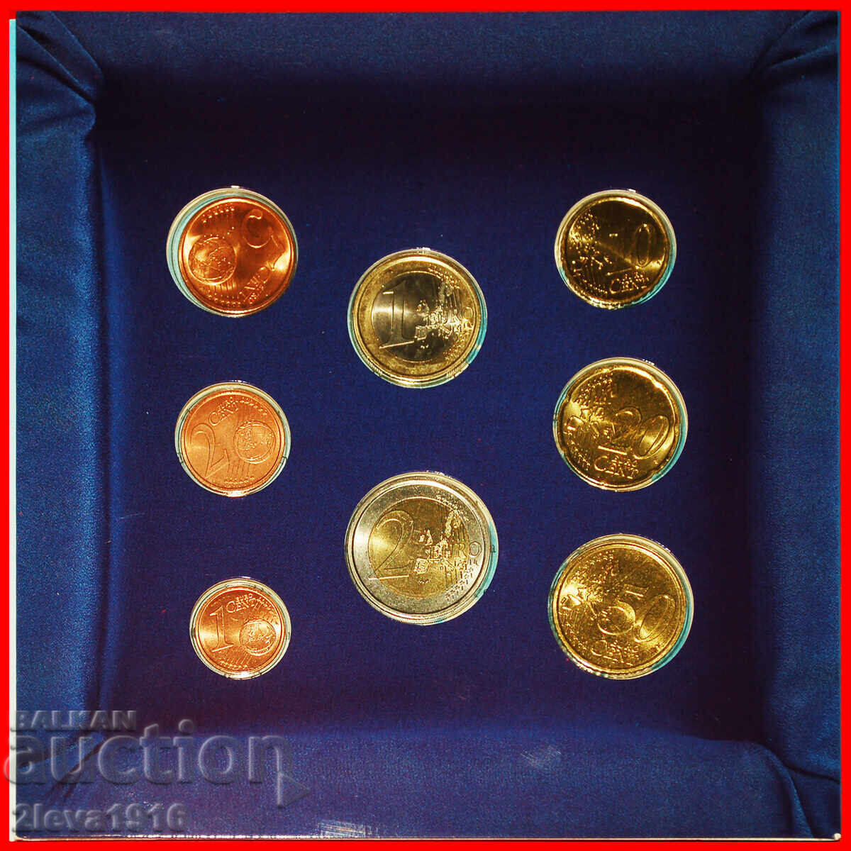 ITALY: SAN MARINO ★ EURO MINT SET 2002 (8 COINS) RARE! - 5