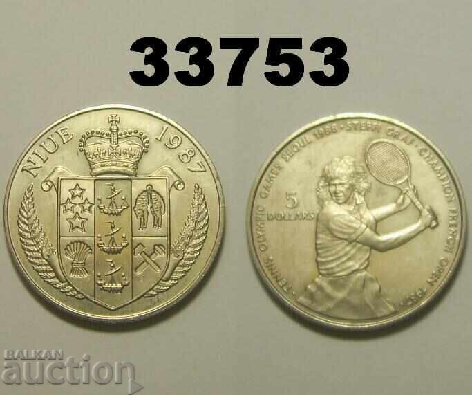 Niue 5 dolari 1987
