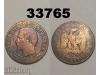 Franța 5 centime 1855 D