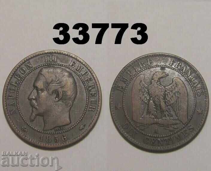 France 10 centimes 1856 A