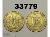West Africa 10 francs 1975