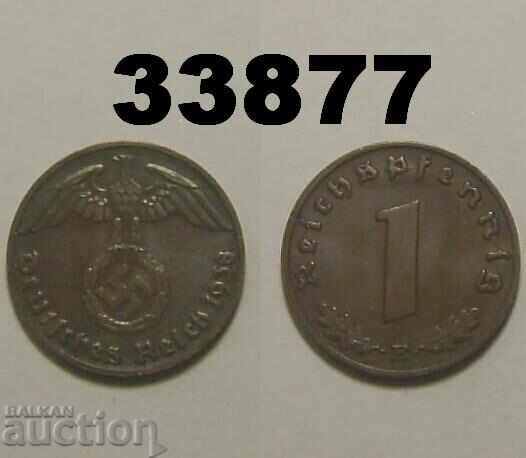 Germania 1 pfennig 1938 E zvastica Germania 1 pfennig 1938 E zvastica