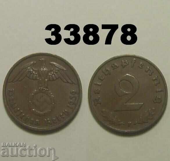 Germania 2 Pfennig 1939 F zvastica Germania 2 Pfennig 1939 F zvastica
