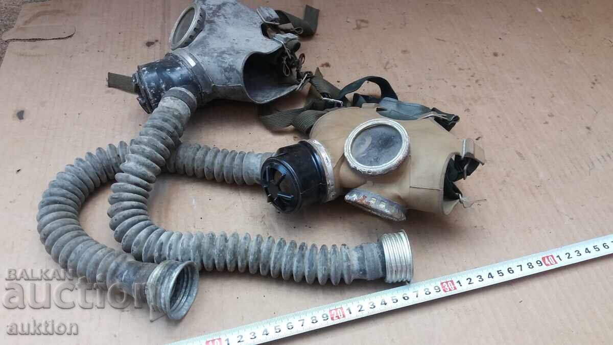 LOT OF 2 PCS. SOVIET GAS MASKS - 5
