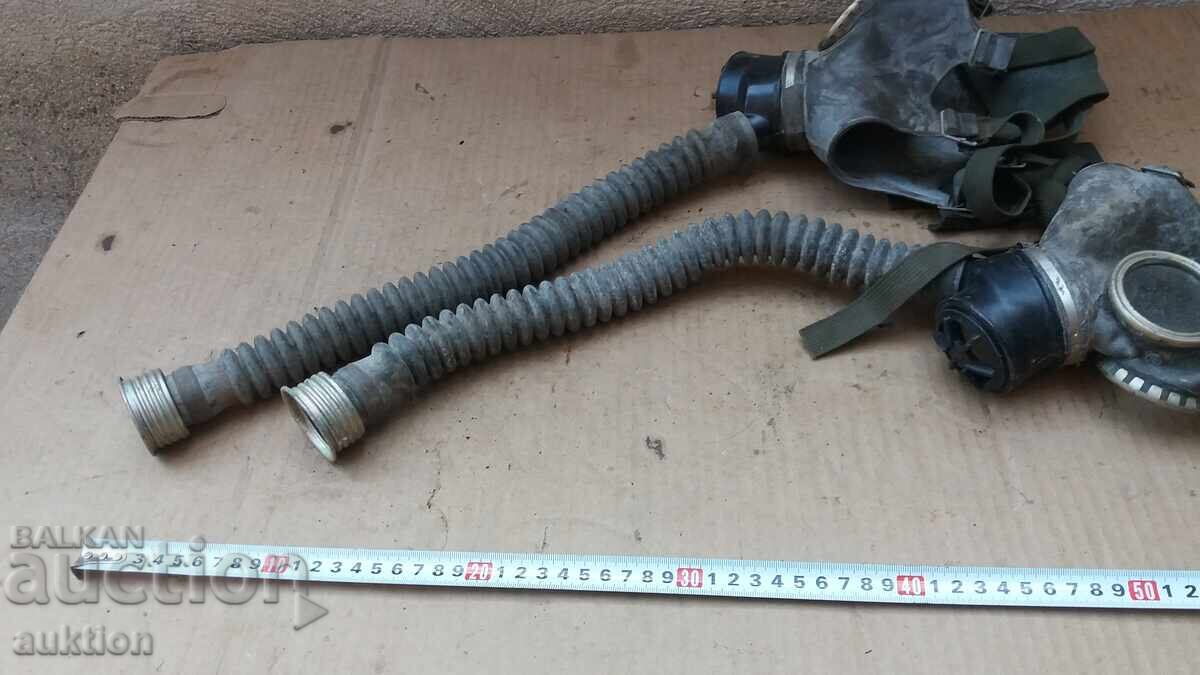 LOT OF 2 PCS. SOVIET GAS MASKS - 5