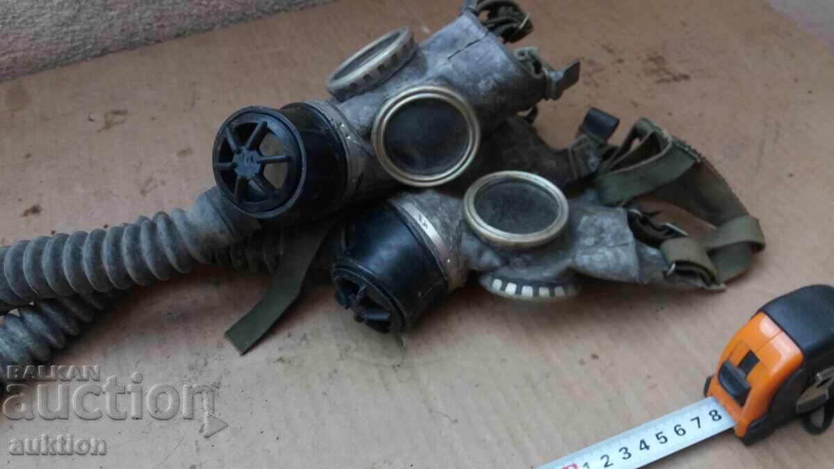 LOT OF 2 PCS. SOVIET GAS MASKS - 7