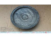 WROUGHT RENAISSANCE COPPER PLATE, BOWL, TRAY