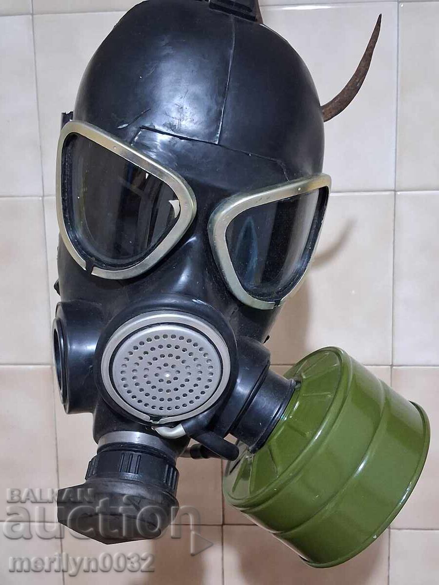 Mască de gaze rusească cu bidon, model 1984, URSS târziu - 5 Mască de gaze rusească cu bidon, model 1984, URSS târziu - 5