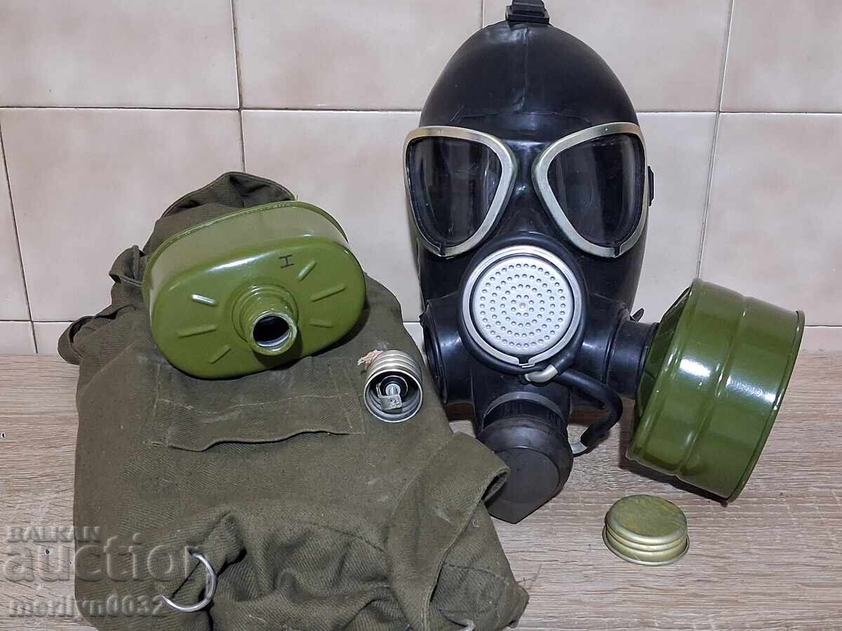 Mască de gaze rusească cu bidon, model 1984, URSS târziu - 7 Mască de gaze rusească cu bidon, model 1984, URSS târziu - 7