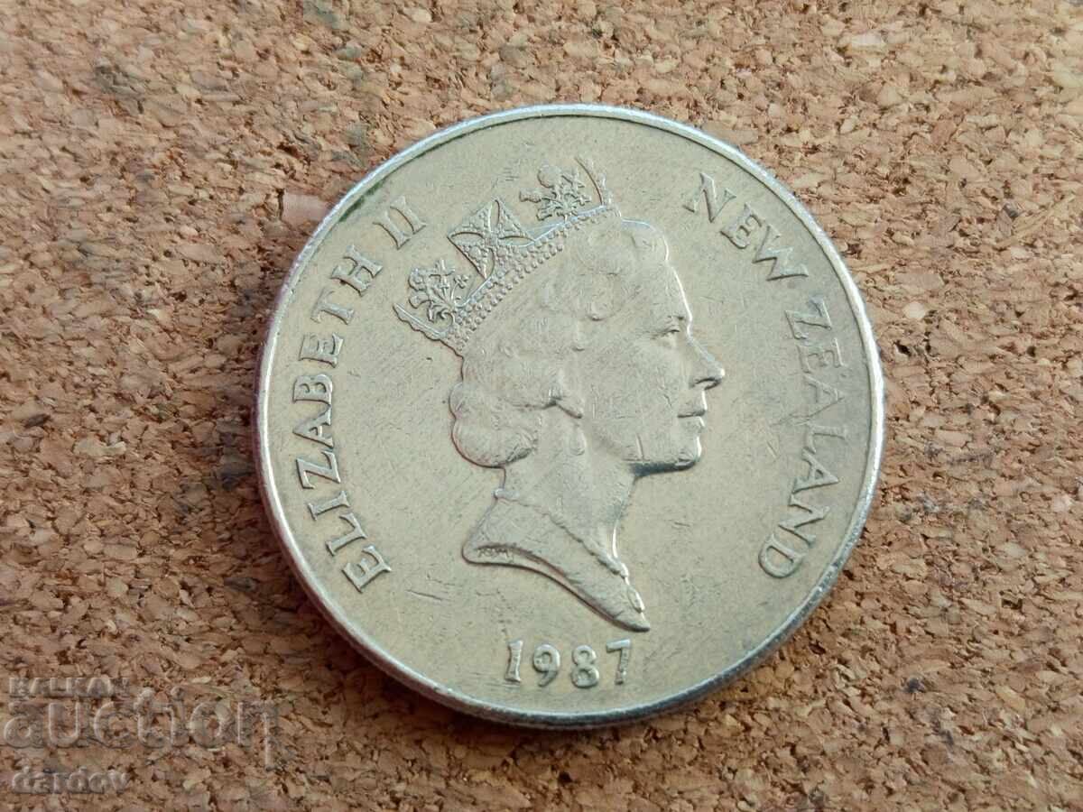 Noua Zeelandă 20 cenți, 1987 cu preț € 1.00 | 1.96 BGN Noua Zeelandă 20 cenți, 1987 cu preț € 1.00 | 1.96 BGN